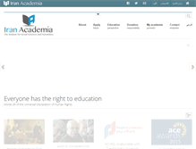 Tablet Screenshot of iran-academia.com